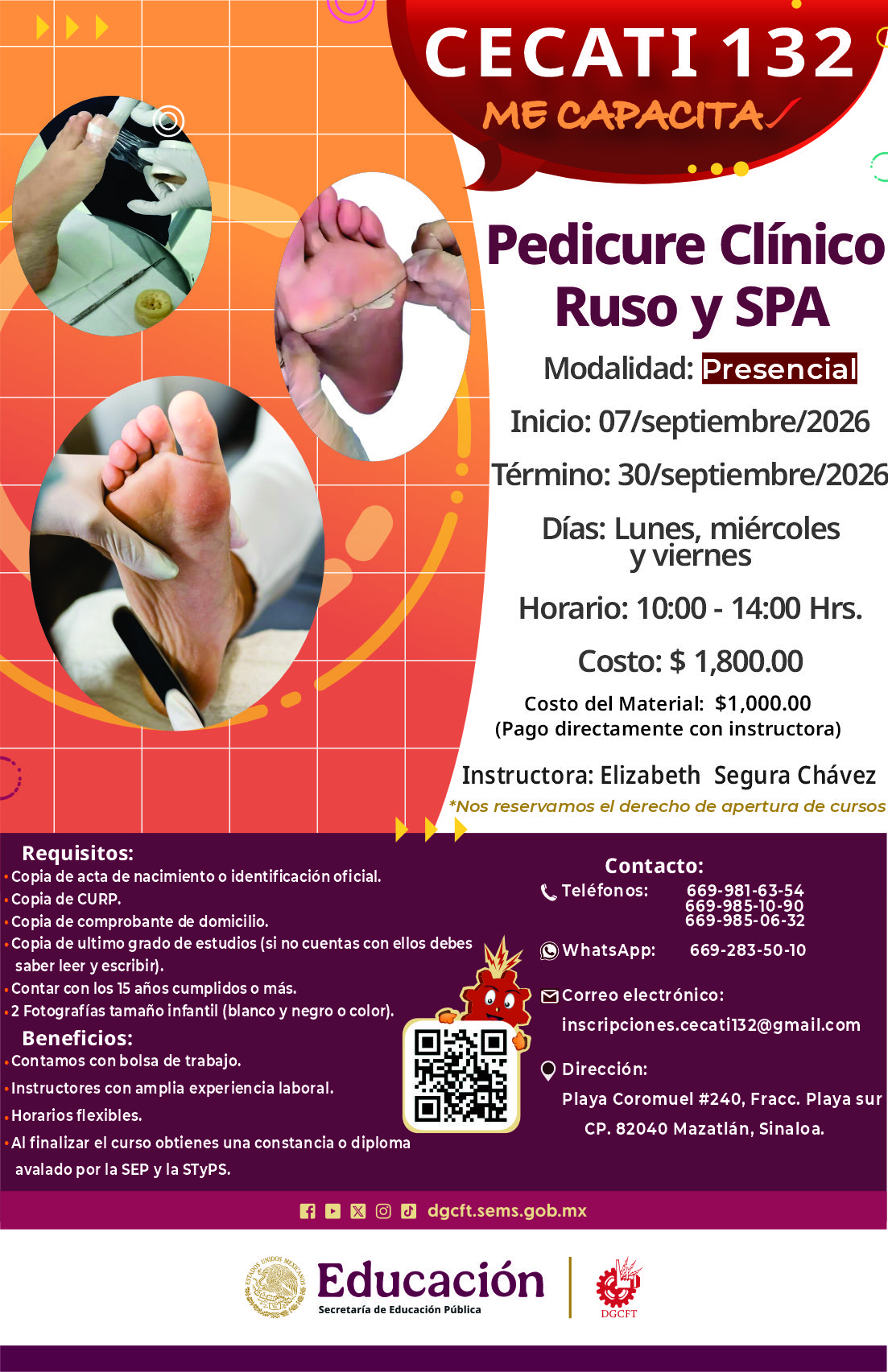 Pedicure Clínico, Ruso y Spa