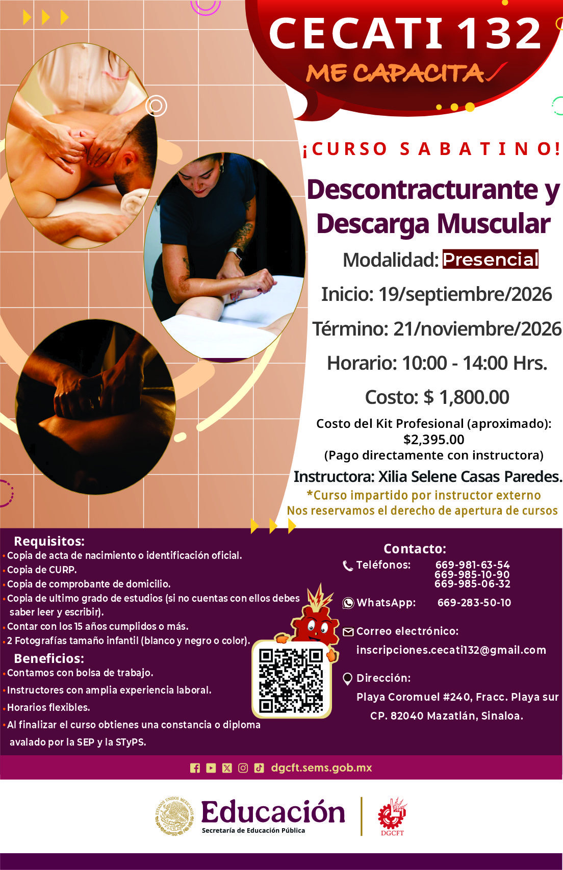 Masaje Descontracturante y Descarga Muscular