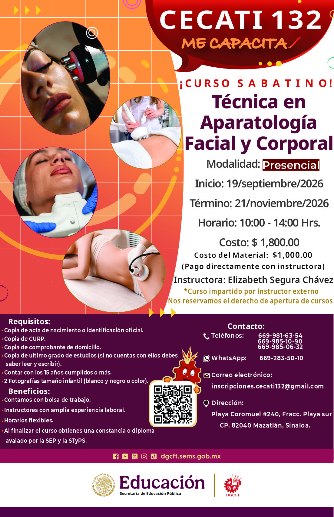 Técnica en Aparatología Facial y Corporal