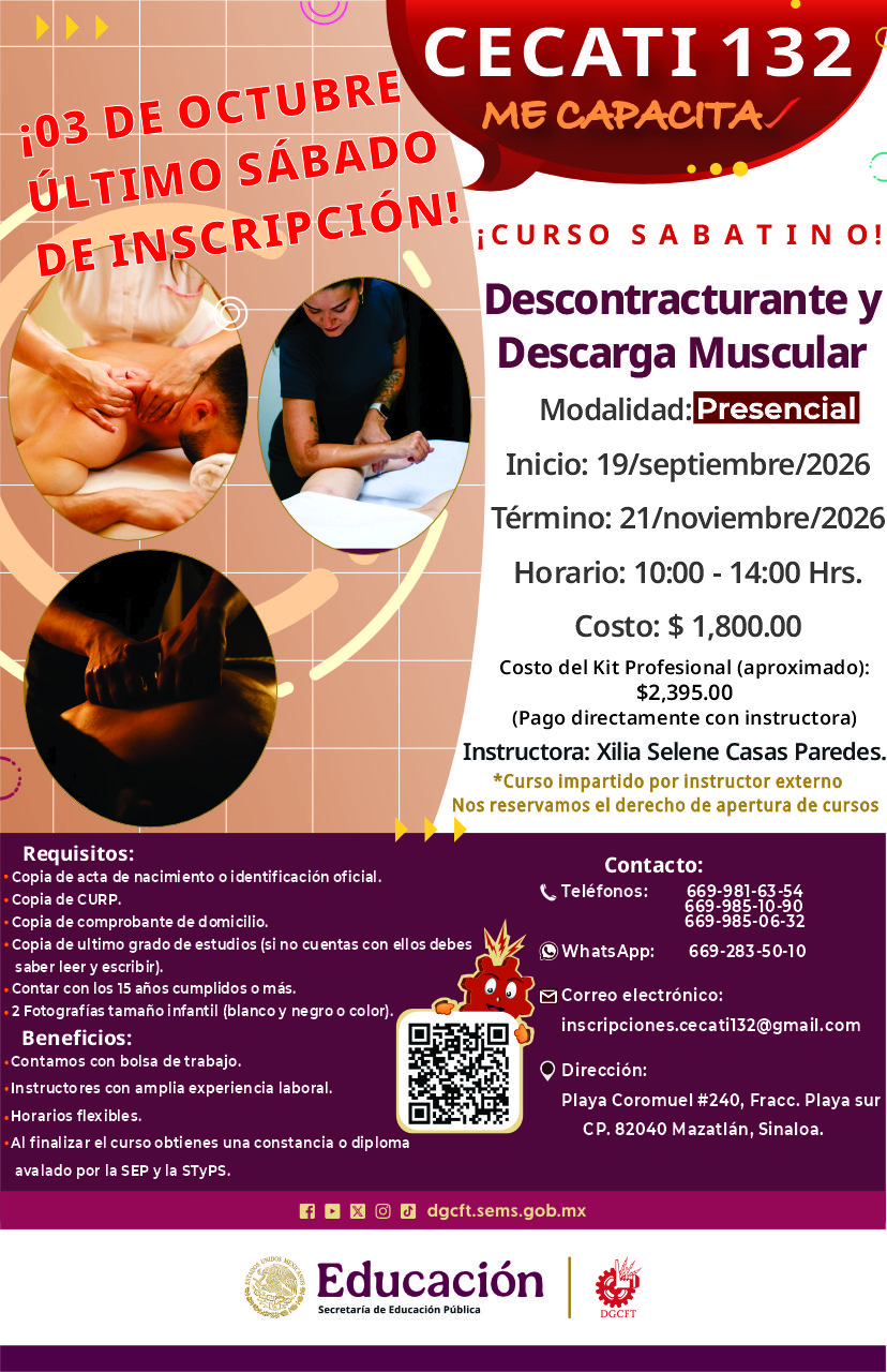 Masaje Descontracturante y Descarga Muscular