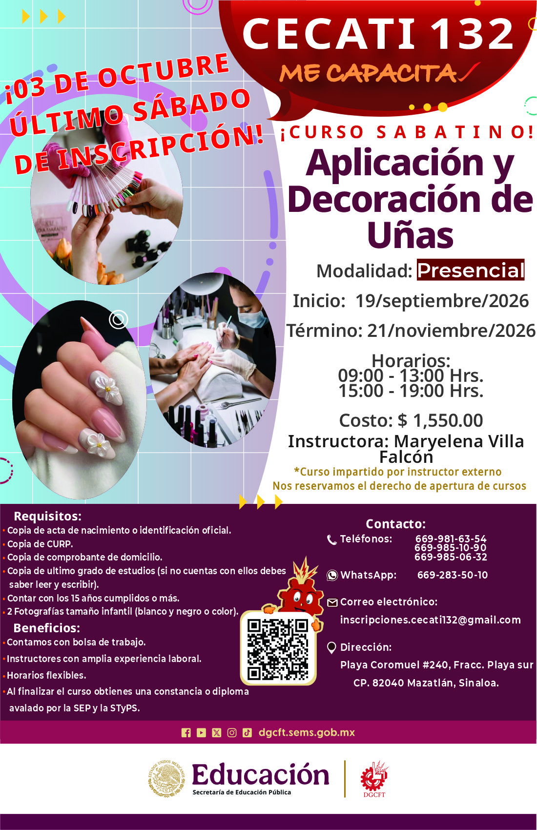 Aplicación y Decoración de Uñas