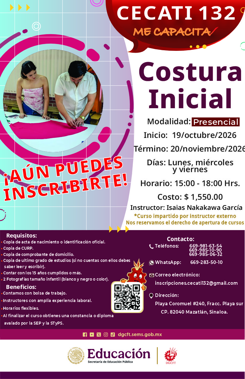 Costura Inicial