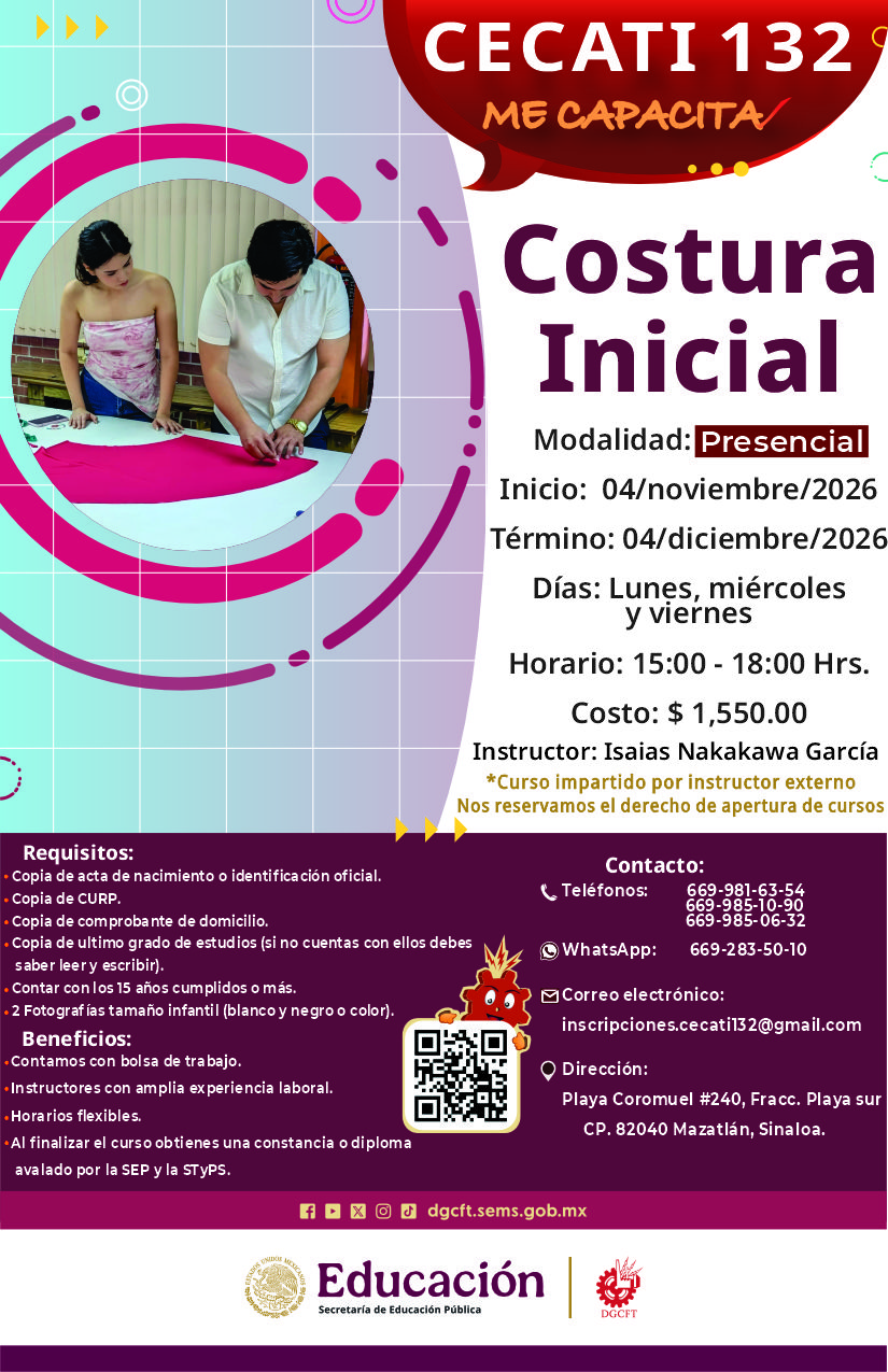 Costura Inicial