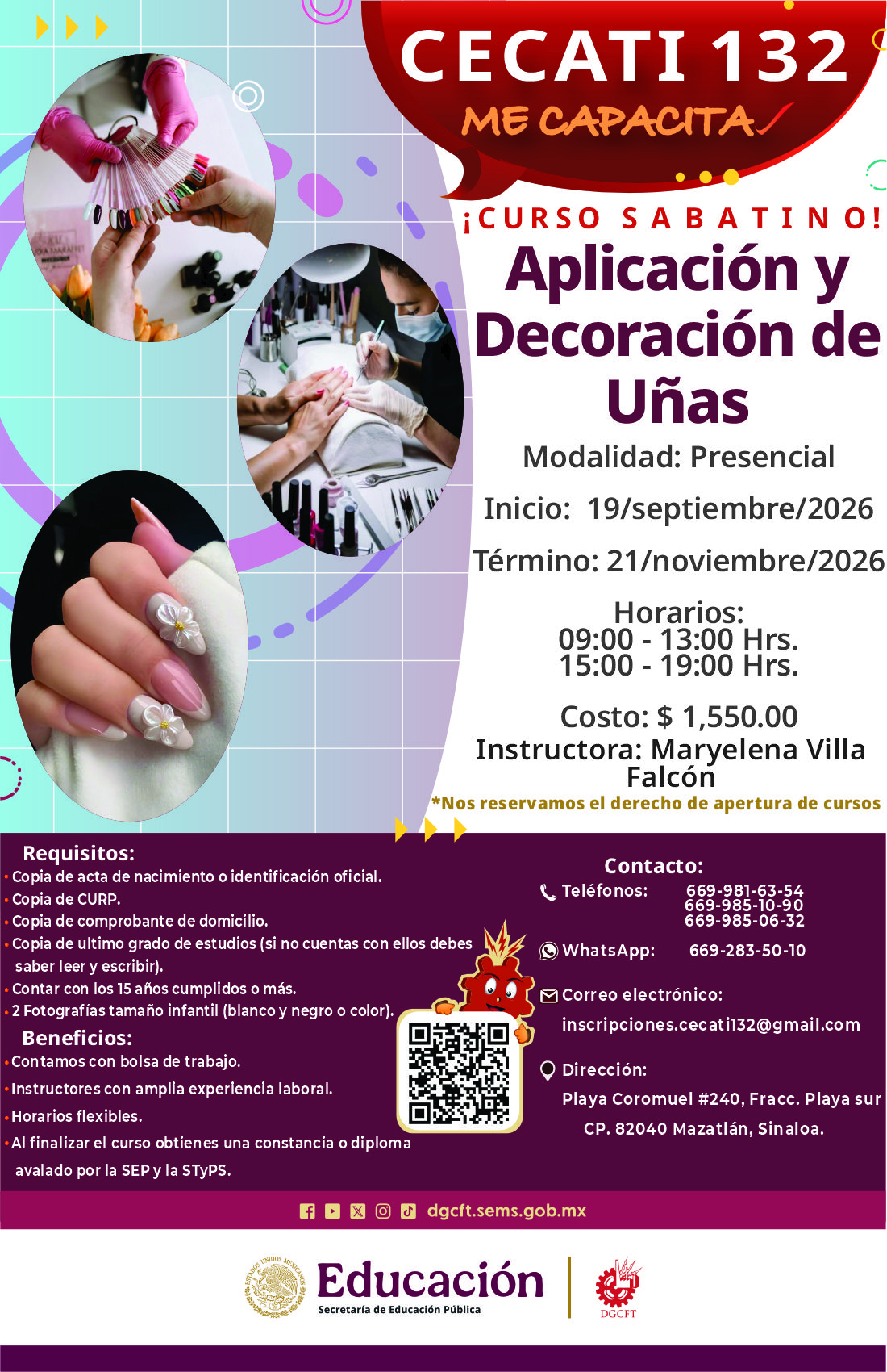 Aplicación y Decoración de Uñas